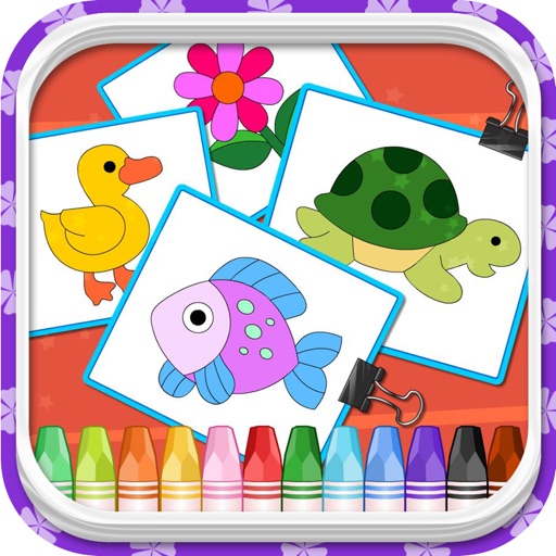 Puzzles and Coloring Games Icon