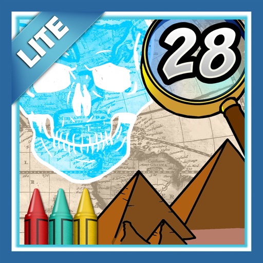 Coloring Book 28 Lite: World History iOS App