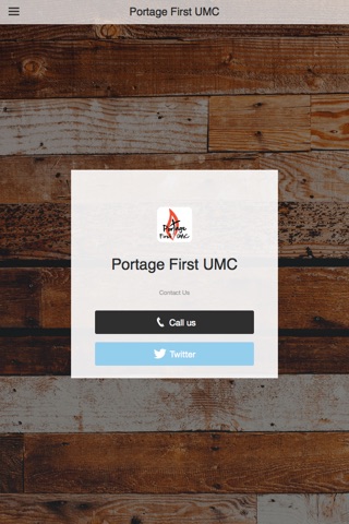 Portage First UMC screenshot 2