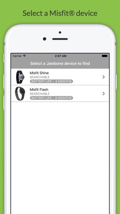 Finder for Misfit - find your Shine and Flash device