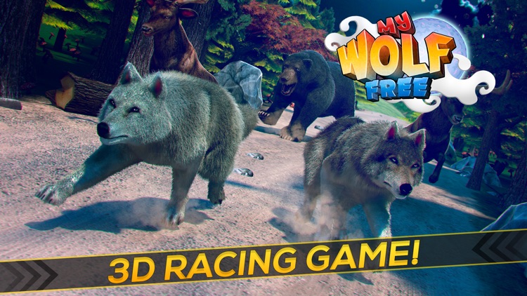 My Free Wolf Game Simulator For Kids by Lab Cave Apps 