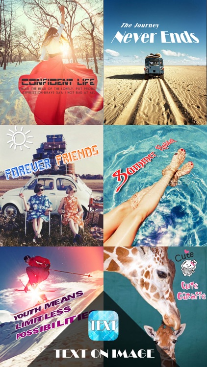 Text on Image.s Pro - Typography Photo Editor to Write Captions & Add Letter Fonts