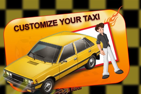 City Crazy Taxi Ride 3D screenshot 2