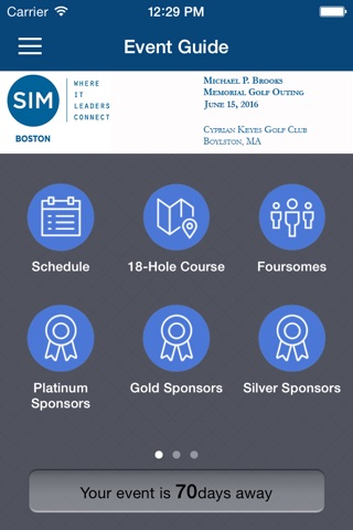 SIM Chapter Golf Events screenshot 3