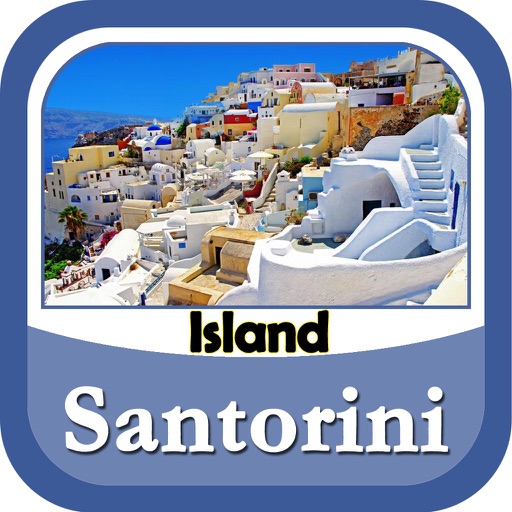 Santorini Island Offline Map Guide icon