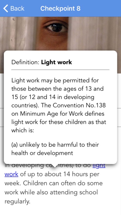 How to cancel & delete Eliminating and Preventing Child Labour: Checkpoints from iphone & ipad 4