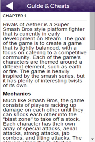 PRO - Rivals of Aether Game Version Guide screenshot 2