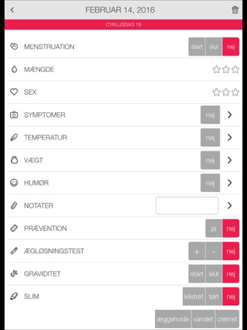 LADYTIMER Ovulation Period Tracker screenshot 2