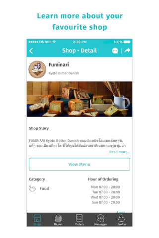 Onner - Artisanal food marketplace screenshot 3