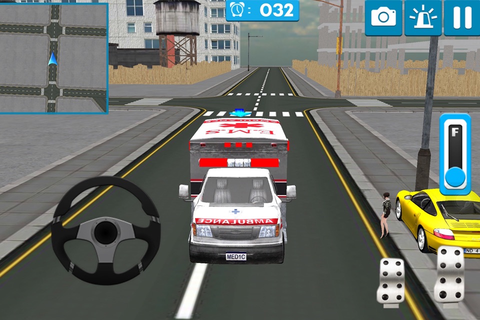 Ambulance Driver 3D Simulator Parking screenshot 3