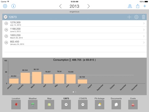 eng.Energy - Meter readings for iPad screenshot 4