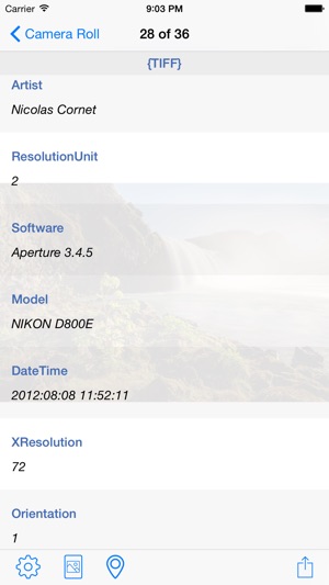 Metadata Viewer EXIF GPS TIFF