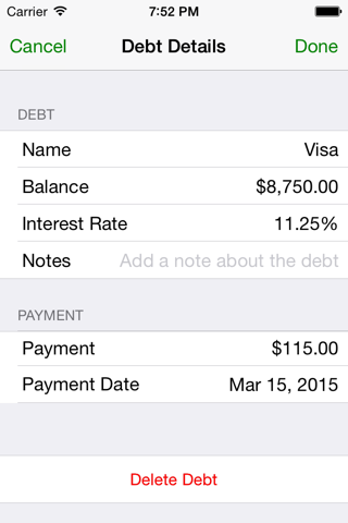 Debt Relief - Debt Payoff Assistant screenshot 3