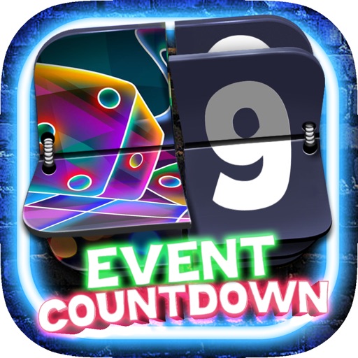 Event Countdown Fashion Wallpaper  - “ Neon Lights ” Pro icon