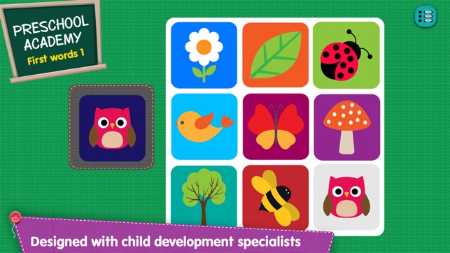 First Words 1 -  English : Preschool Academy educational mat(圖3)-速報App