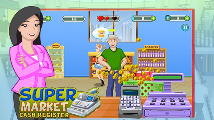 Supermarket Cash Register – Grocery Store Management and Cashier Game for kids