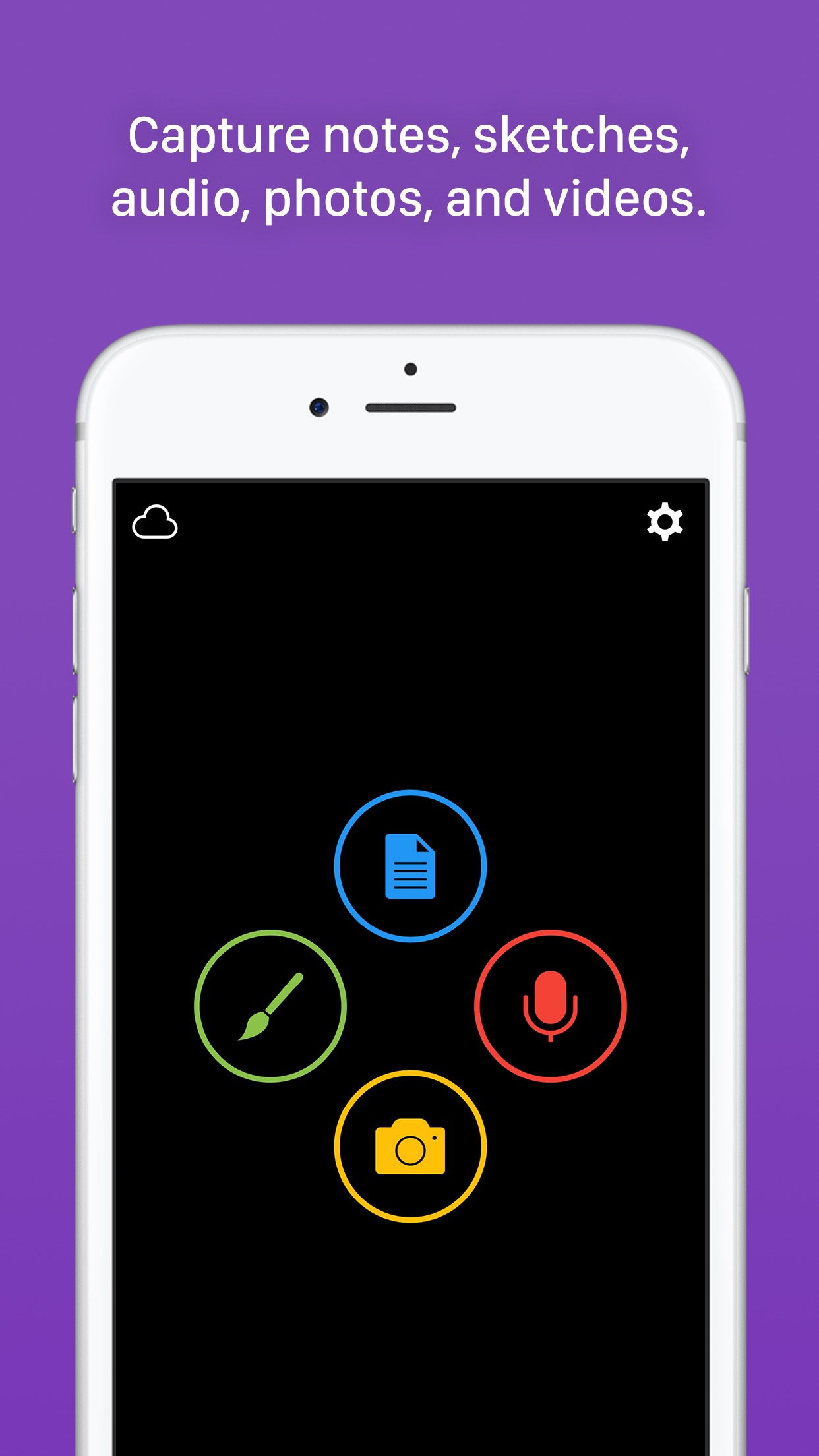 Screenshot do app Yeti – Capture Everything