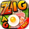 Words Zigzag : Food and Drinks Crossword Puzzles Free with Friends