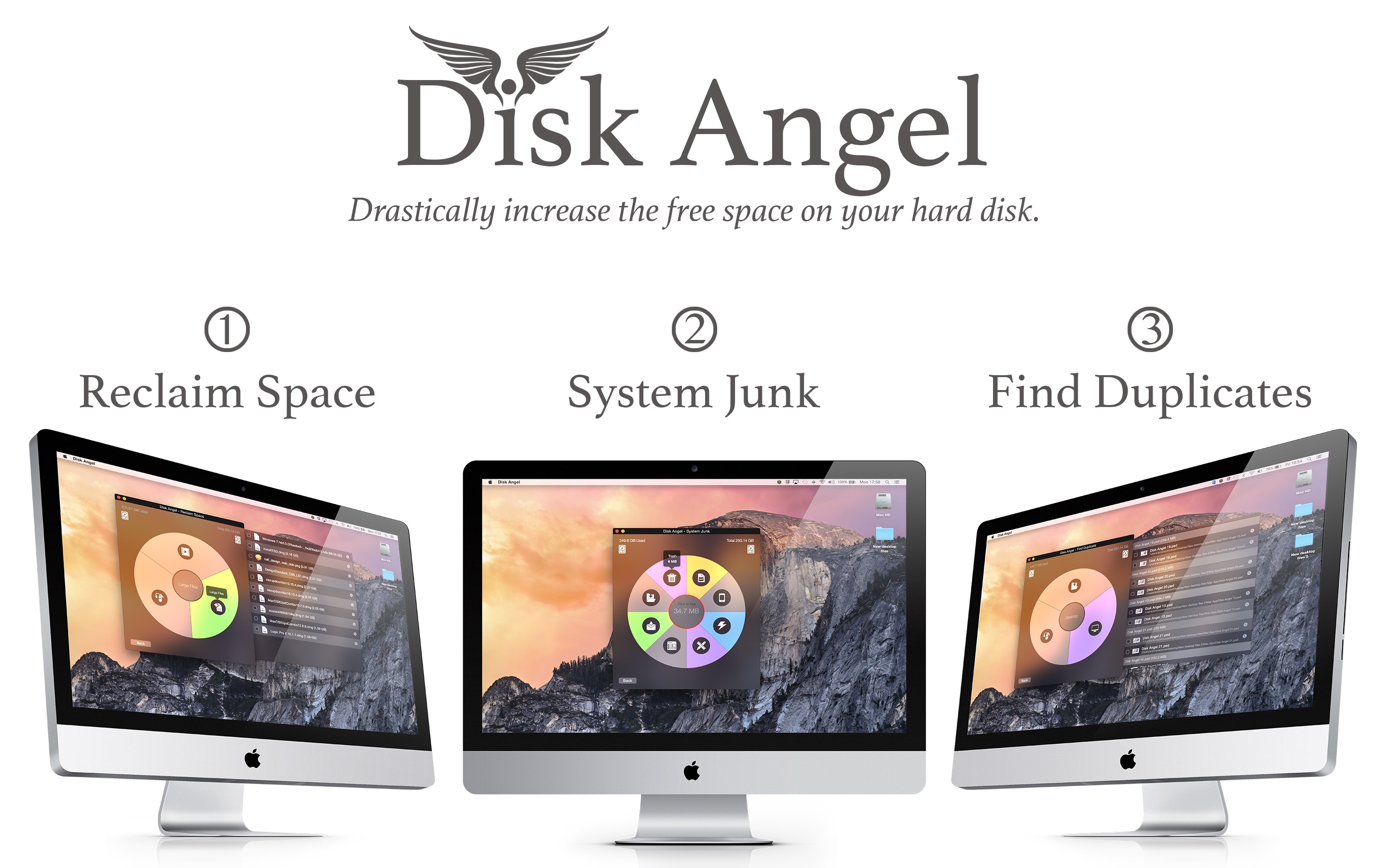 Screenshot do app Disk Angel 3-in-1 Cleaner Space Saver & Duplicates