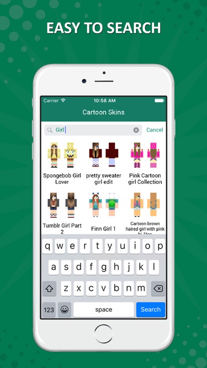 HD Cartoon Skins Lite - Exclusive Collection for Minecraft PE & PC