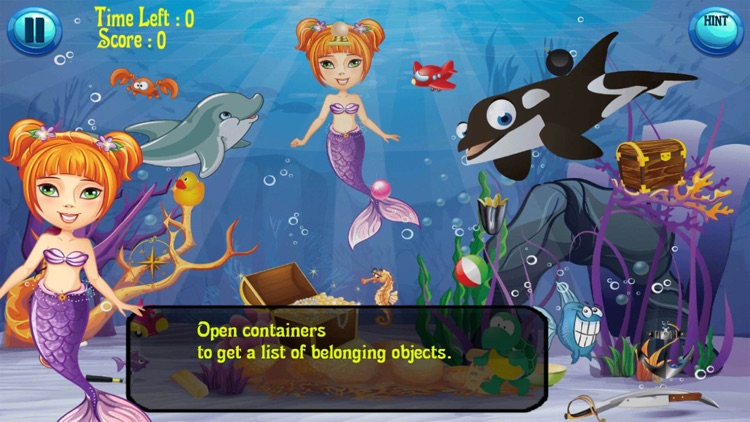Princess Mermaid Hidden Object