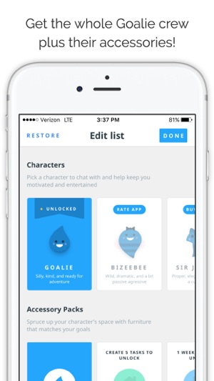 Goalie Free – Your Pal and To Do List Task App(圖3)-速報App