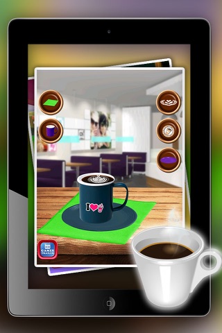iCe & hot Coffee maker - Make creamy dessert in this cooking fever game for kids screenshot 3
