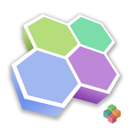 Qubed - Game of fitting stack of color switch bricks with hex and bomb mode iOS App
