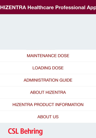 Hizentra Healthcare Professional App screenshot 2