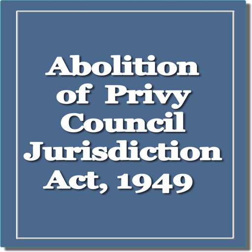 Abolition of Privy Council Jurisdiction Act 1949 icon