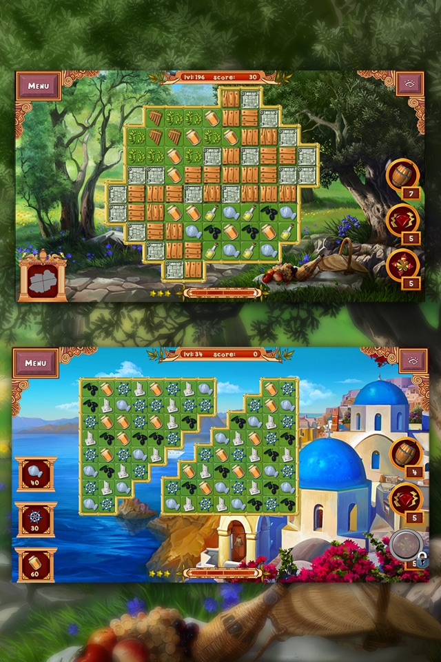 Travel Riddles: Trip To Greece - quest for Greek artifacts in a free matching puzzle game screenshot 3