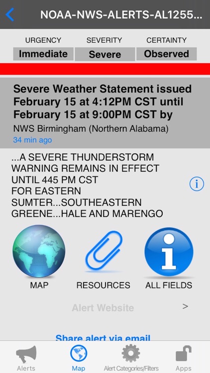 US NOAA Alerts with NOAA Radar 3D screenshot-4