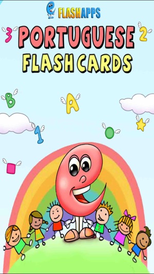 Portuguese Baby Flash Cards - Kids learn