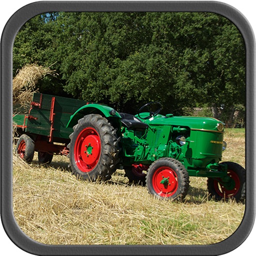 Farm Tractor Transporter Icon