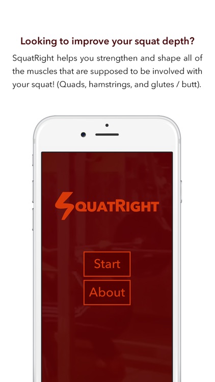 SquatRight - Better Squat Depth, Better Fitness screenshot-0