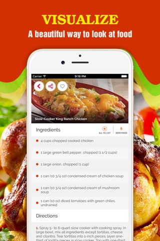 Yummy Chicken Recipes Pro screenshot 2