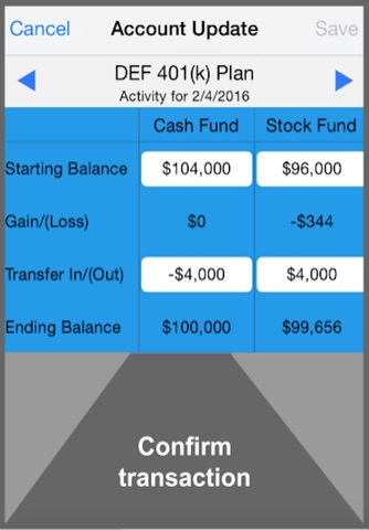 Rebalance your 401k screenshot 4