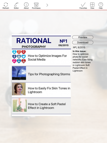 Скриншот из Rational Photography - the magazine about photography, lenses, cameras and post-processing in Lightroom/Photoshop