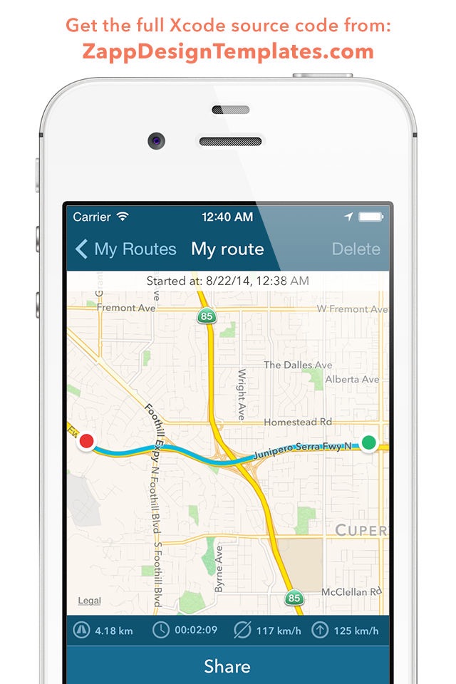 Route Tracking screenshot 2