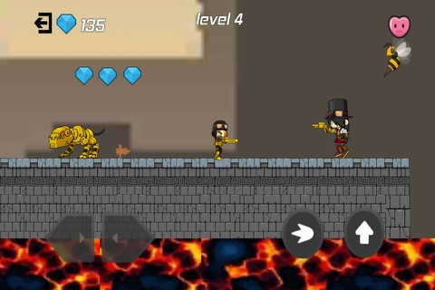 Kill The Dummy Boss Robots 3 (a jump shooter game) screenshot 2