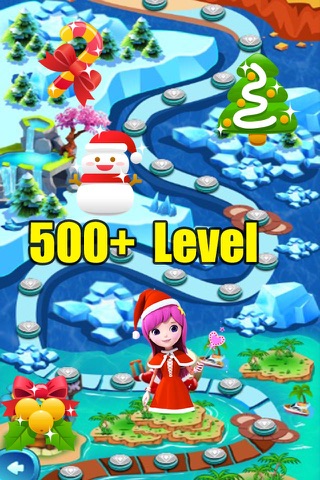 Christmas Pop － Match Jewels Dash Witch Holiday Games screenshot 2