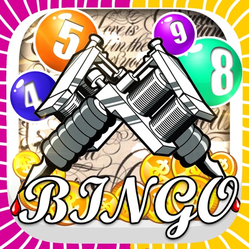 Bingo Tattoo Fonts “ Casino Vegas Edition ” Pro