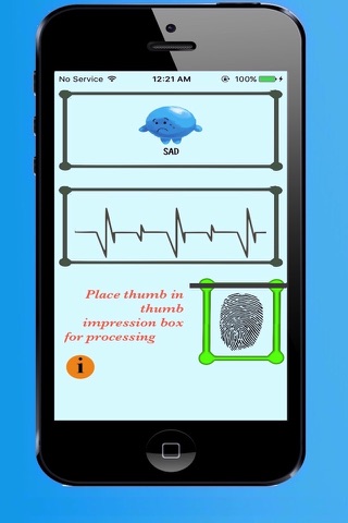 Free Mood Detector with finger prints screenshot 3