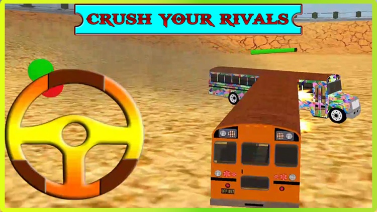 School Bus Crash Demolition : Derby Racing Bus Chase Simulator screenshot-3