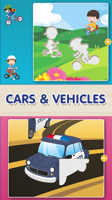 幼児のHDのための車のパズルゲーム screenshot1