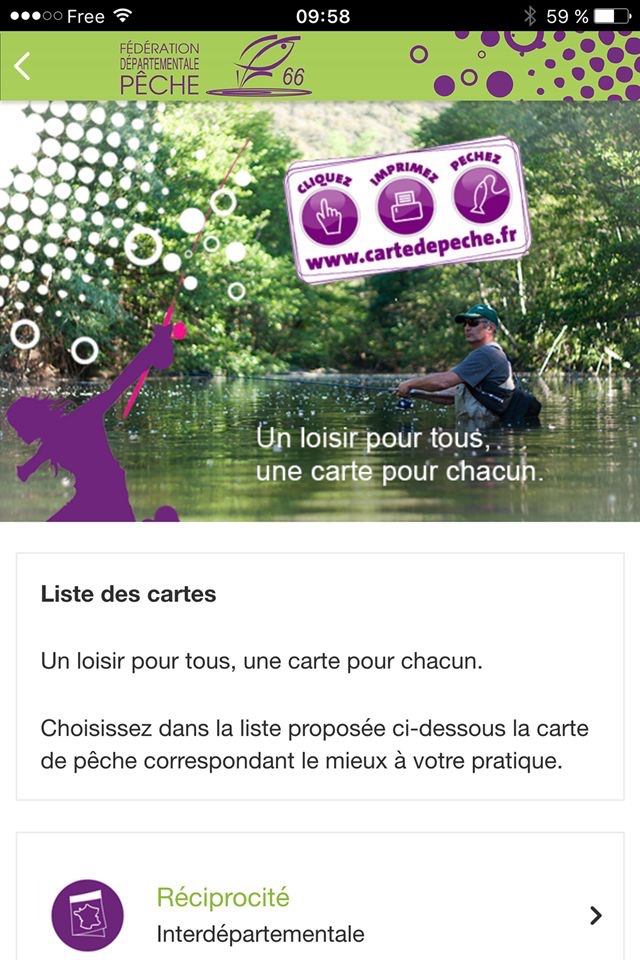 Appli Fédération Pêche 66 screenshot 3