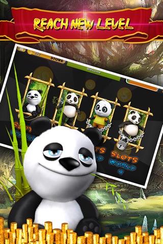 ‘A Wild Panda Slot Machine HD: FREE screenshot 3