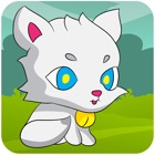 Little kitten adventure - Greedy white cat running