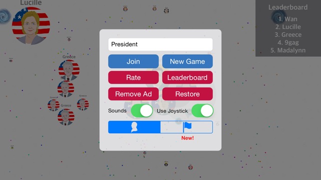 Presidents War: Eat Dot Game - multiplayer cell eater in par(圖2)-速報App