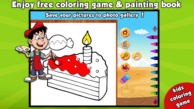 Kids Coloring Book Free(圖5)-速報App